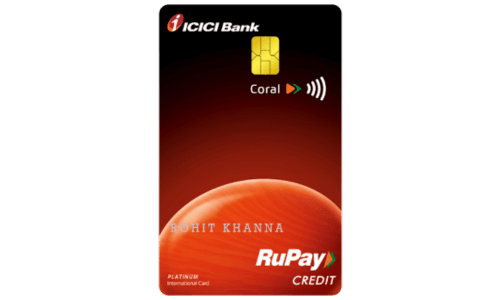 Icicicoralrupaycreditcard