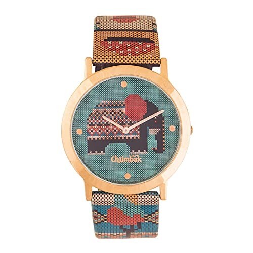 TEAL BY CHUMBAK Round Dial Analog Watch for Women