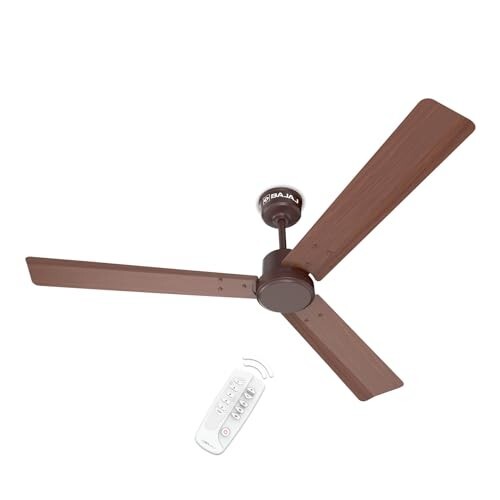 Bajaj Classico Sleek Wood 1200MM (48") BLDC Ceiling Fans For HomeWalnut Wood