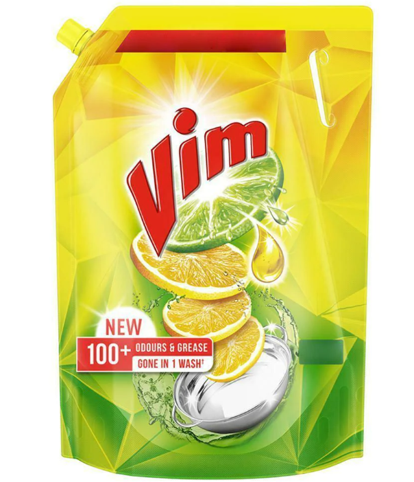 Vim Lemon Dishwash Liquid 3 L get Vim Ultra Pro Lemongrass With Salt Floor Cleaner 1.8 L at Rs.1