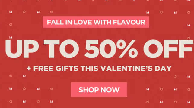 My Protein-Upto 50% Off+free gifts this Valentines day