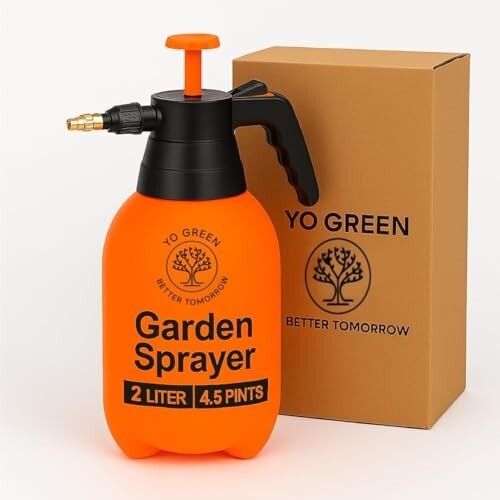 Super Spray Bottle 2L – Hand Pressure Pump Sprayer for Home & Garden, Heavy-Duty Plant Watering Can, Mist & Jet Nozzle, Gardening Sprayer