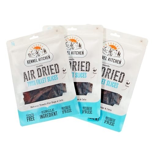 Kennel Kitchen Air Dried Dog and Cat Treats | 70g (Pack of 3) 