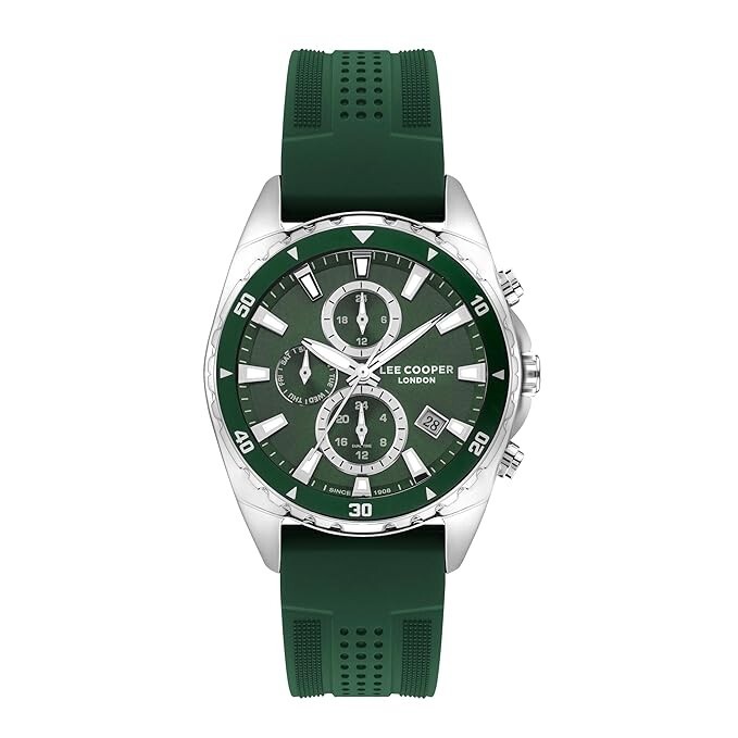 Lee Cooper Analog Green Dial Men's Watch-LC07527.377