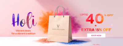 Van Heusen Fashion Sale – Up to 40% Off + Extra 15% Off on Shirts, Jackets & Apparel