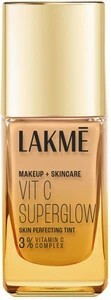 Lakmé VitC Srglow Skin Perfecting Tint Warm Crme W120 Foundation