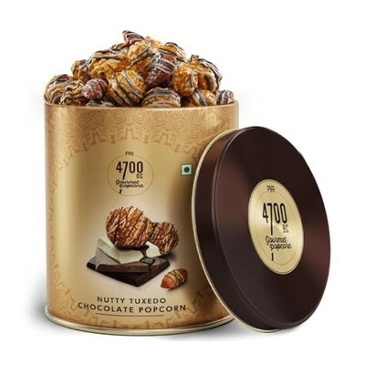 4700BC Nutty Tuxedo Chocolate Popcorn | Gifting Tin | 150g