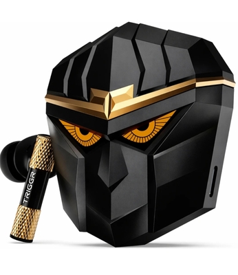TRIGGR Wukong 35dB ANC, 4-mic ENC, Dual Pairing, 60H Battery, Monkey-king Design, v6.0 Bluetooth Headset