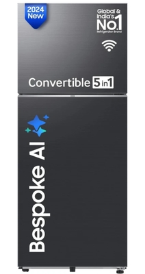 Samsung 419 L Frost Free Double Door 3 Star Convertible Refrigerator  with 5-in-1, Digital Inverter, WiFi Enabled Bespoke AI