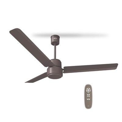 REO By Havells BLDC 1200MM Ceiling Fan "Fixed Price Always" | Air Flow: 220 CMM| (Energex, Cocoa Brown)