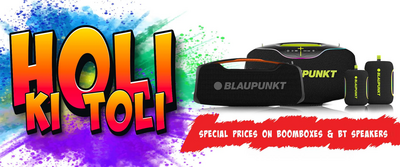 HOLI KI TOLI | Special prices on Boomboxes & BT Speakers 