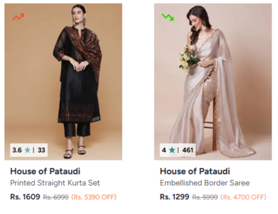 Up to 88% Off on House of Pataudi Clothing 