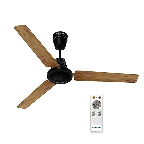 Crompton Energion HS Wood 1200mm (48 inch) High Speed 5S Energy Efficient BLDC Ceiling Fan
