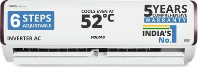 Voltas 2025 Model 1.5 Ton 3 Star Split Inverter AC (183V CAQ(4503901), White)