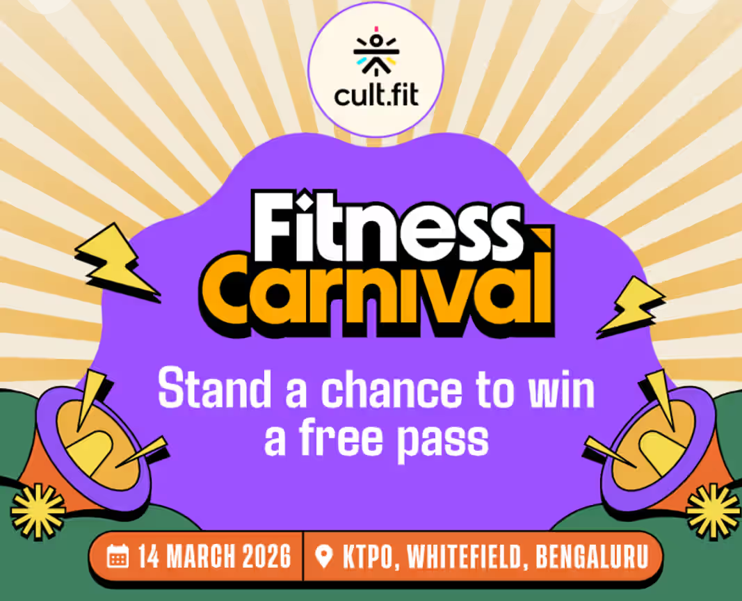 Instamart : Win ₹1000 Cult.fit Fitness Carnival Pass (Cart ₹2000+)