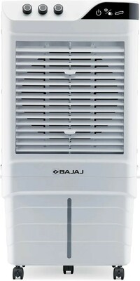 BAJAJ 90 L Desert Air Cooler, 90Ft Air Throw Inverter Compatible (White, DMH90 Neo)