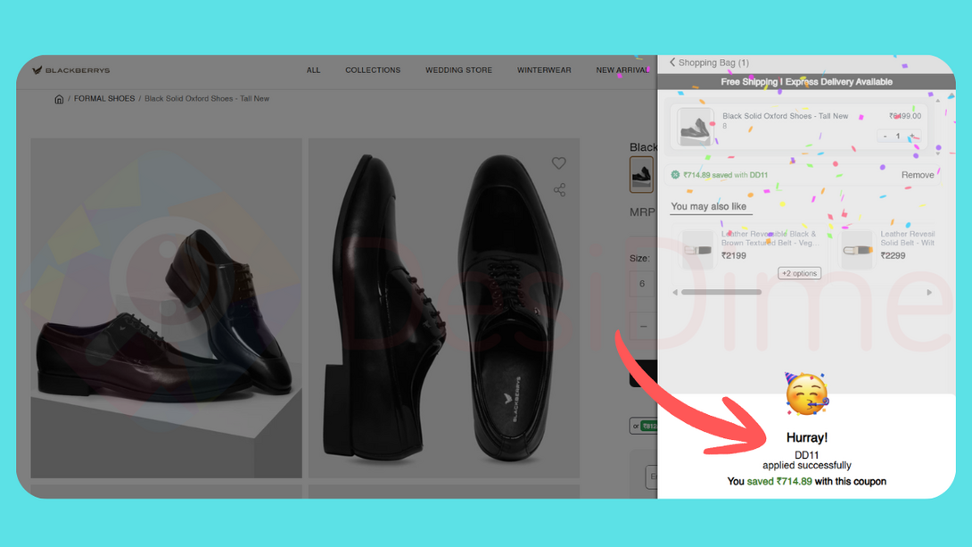 Blackberrys coupon code and offers