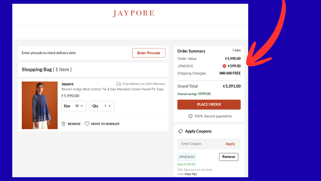 Jaypore Coupon Code