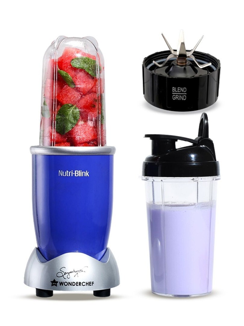 Wonderchef Blue Plastic Nutri Blend Blink Juicer Mixer Grinder 