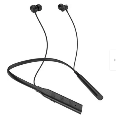 Aroma NB121C Upto 40 Hrs Playtime*, ENC, Fast Charging, Dual Pairing Neckband Bluetooth Headset (Carbon Black, In the Ear)