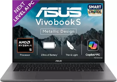 ASUS Vivobook S14,Smartchoice AMD Ryzen AI 5 330,16GB RAM,512GB