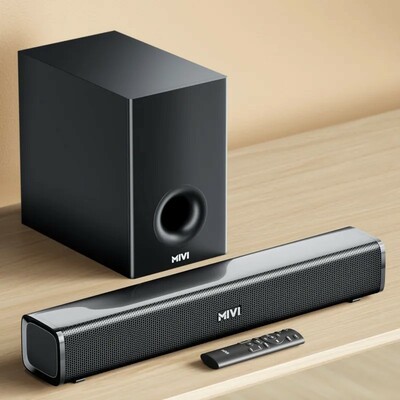 Mivi Fort H120 Soundbar, 120 Watts, 2.1 Channel