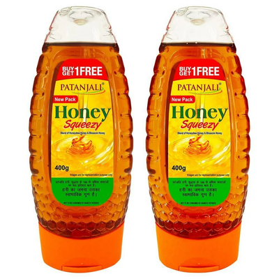 Patanjali Honey Squeezy 1+1 Combo 400 g + 400 g (Bottle)