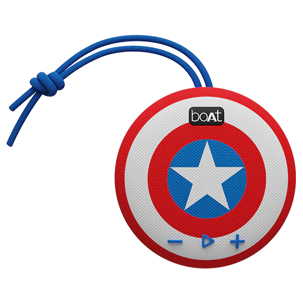 Boat Stone 190 Captain America Marvel Edition Portable Bluetooth Speaker