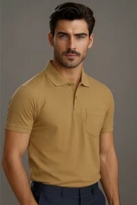 Afronaut Solid Men Polo Neck Beige T-Shirt - Buy Afronaut Solid Men Polo Neck Beige T-Shirt Online at Best Prices in India | Flipkart.com