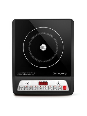 Longway Elite Plus IC Black 2000 Watt Induction Cooktop - Induction Cooktop for Unisex 36399965