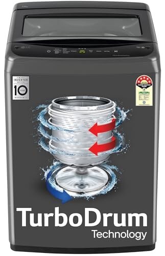 LG 8 Kg 5 Star Smart Inverter Technology Fully Automatic Top Load Washing Machine 