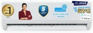 Midea 2026 Model 1.5 Ton 5 Star WiFi Split AI Inverter AC 