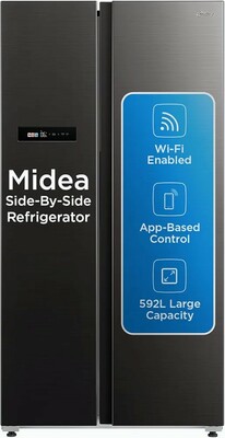 Midea 592L Side By Side Frost Free Refrigerator