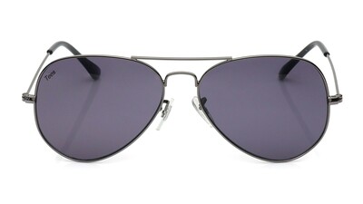 Grey Aviator Sunglasses for Men and Women