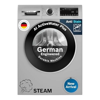 Bosch 10kg 5 AI Active Water Plus Front Load Washing Machine with Heater (WGA252ZSIN)