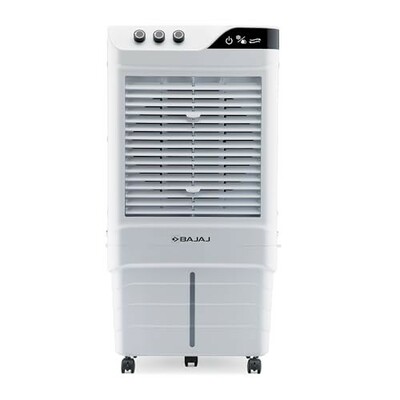 Bajaj DMH90 Neo 90L Desert Air Cooler | Powerful 90ft Air Throw for Large Rooms | Big Ice Chamber & High-Speed Cooling (White)