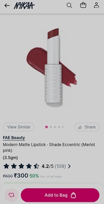 Fae beauty matte lipstick at 50% off