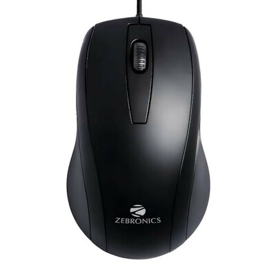 Zebronics Zeb-Alex Wired USB Optical Mouse with 3 Buttons