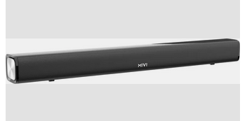Mivi Fort S60 with 2 inBuilt Subwoofers, 3EQ Modes, Remote Ctrl 60 W Bluetooth Soundbar (Black, 2.2 Channel)