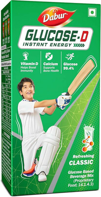 Dabur Glucose-D Instant Energy Drink Powder