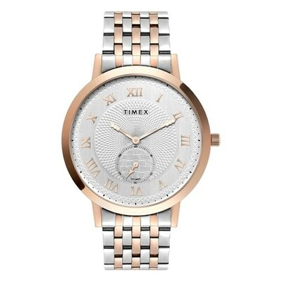 TIMEX Analog Watch for Men with Round Dial & Water Resistant Man's Wrist Watches