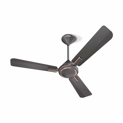 Havells 1200mm Ambrose Energy Saving High Speed Ceiling Fan|Premium Finish, Deco.Fan, Elegant Looks, High Air Delivery, 100% Pure Copper Motor|2 Yr Warranty by Brand | (Pack of 1, Copper)