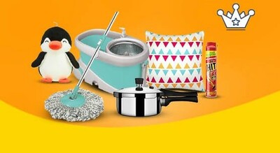 Home and Kitchen Shopping-GET UP TO ₹300 BACK 10% offer, Min order: ₹3000(prime)