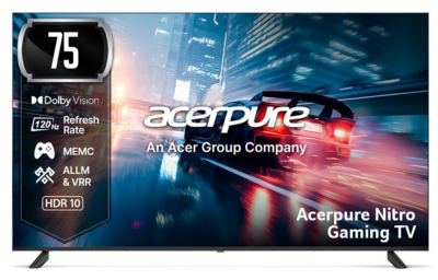 acerpure NITRO 189.2 cm (75 inch) QLED Ultra HD (4K) Smart Google TV 