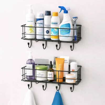 Self Adhesive Bathroom Shelf Other Seller Price 500+ (Pack of 2)