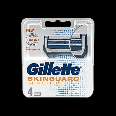Gillette Skinguard Manual Shaving Razor Blades for MenPack of  Cartridges, 4 (LOCATION SPECIFIC)
