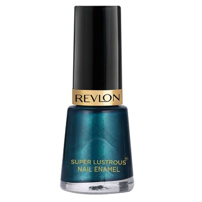 REVLON Glossy Finish Nail Enamel, Peacock Blue, 8ml