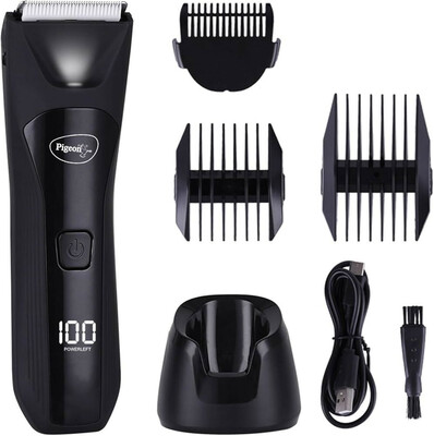 Pigeon Multi-Purpose Ipx7 Trimmer For Men|Ceramic Blade|Charging Dock With Usb|Led Digital Display|Waterproof|90 Min Runtime|1.5 Hr Charge Time|2 Years Warranty 