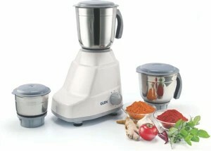 Glen Mixer Grinder Stainless Steel Blender, Grinder and Chutney Jars