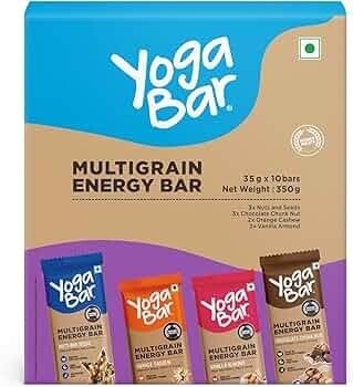 Yogabar Multigrain Energy Bars, 30 Bars at Rs.399.